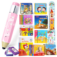 愛看屋3-5歲升級(jí)款粉色8G點(diǎn)讀筆套裝 點(diǎn)亮童年智慧，開啟趣味學(xué)習(xí)之旅